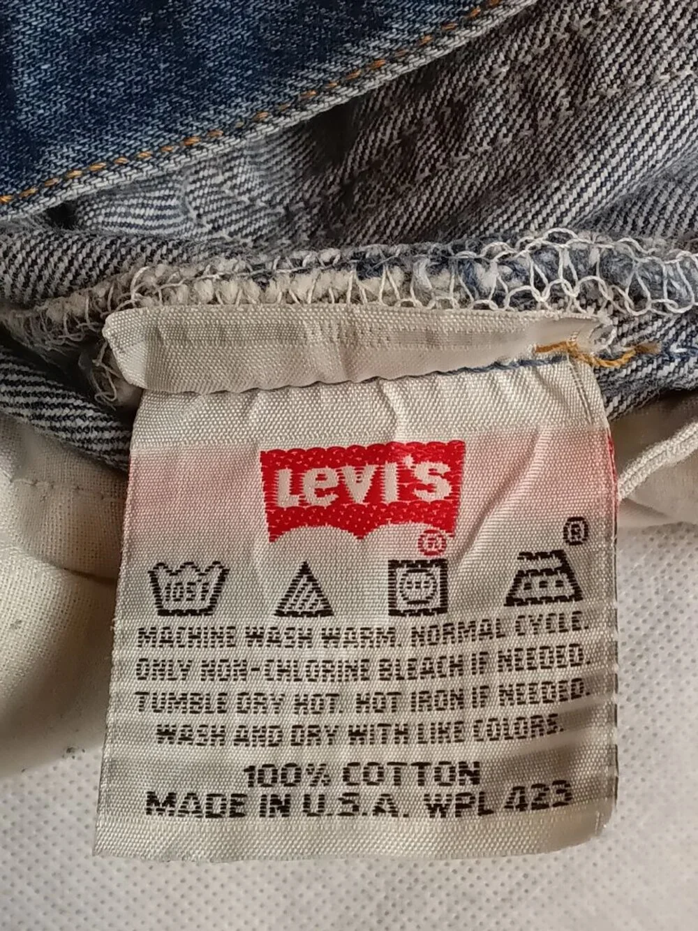 Vintage 90s Levi's 501 Button Fly Jeans 34x30 501 USA Paper Tag